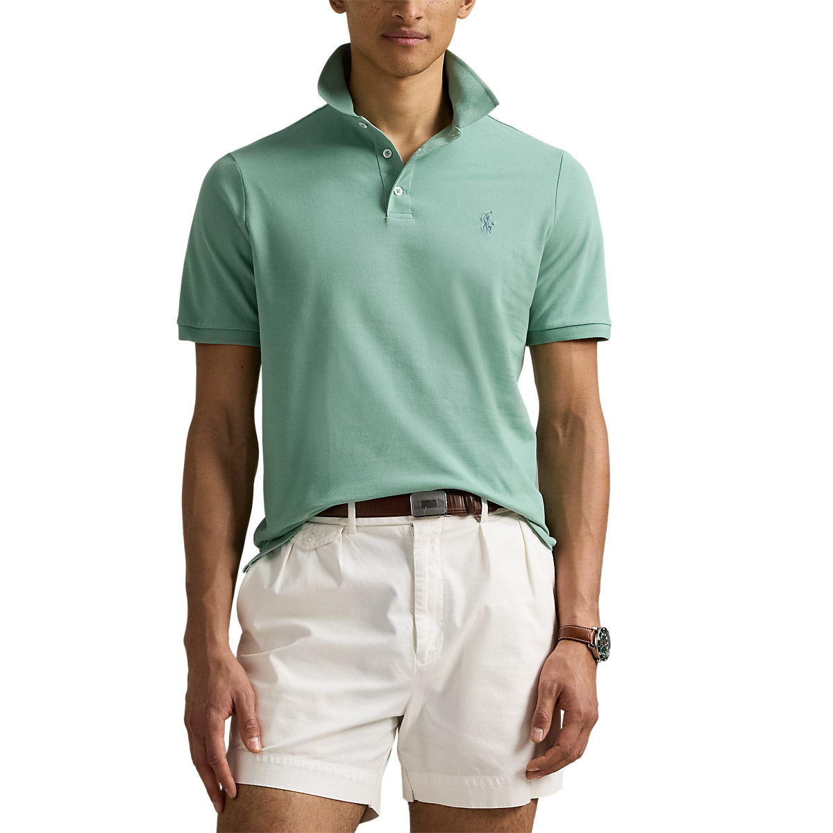 Polo Ralph Lauren Custom Slim Fit Stretch Mesh Polo Shirt